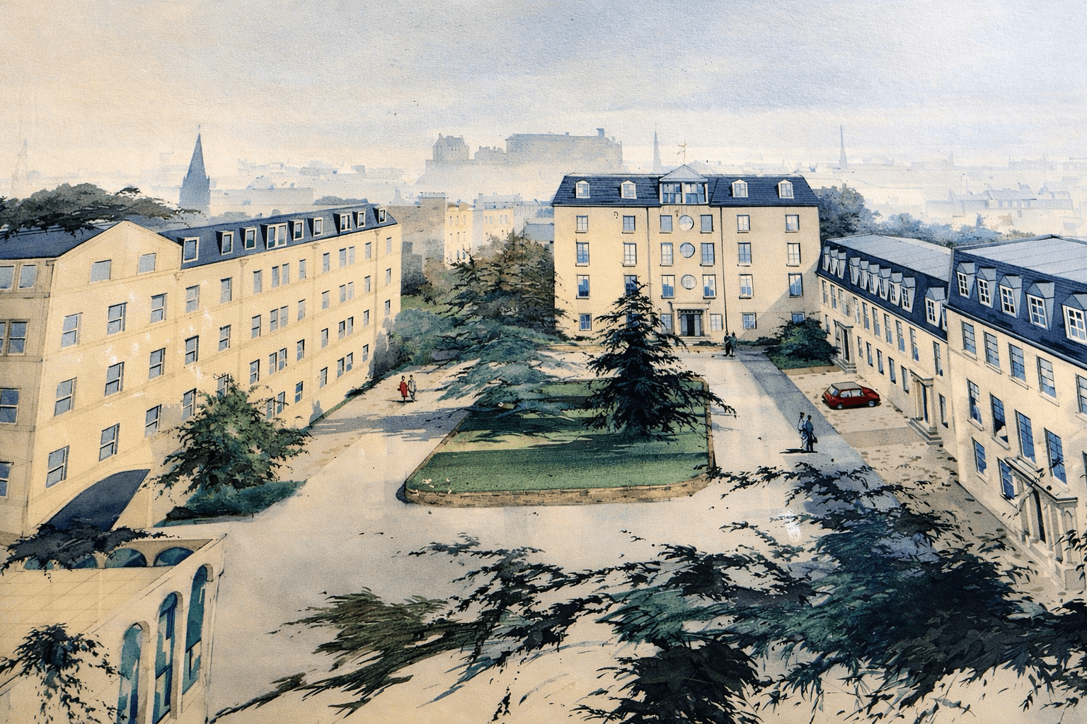 James Square in the mid-1980s