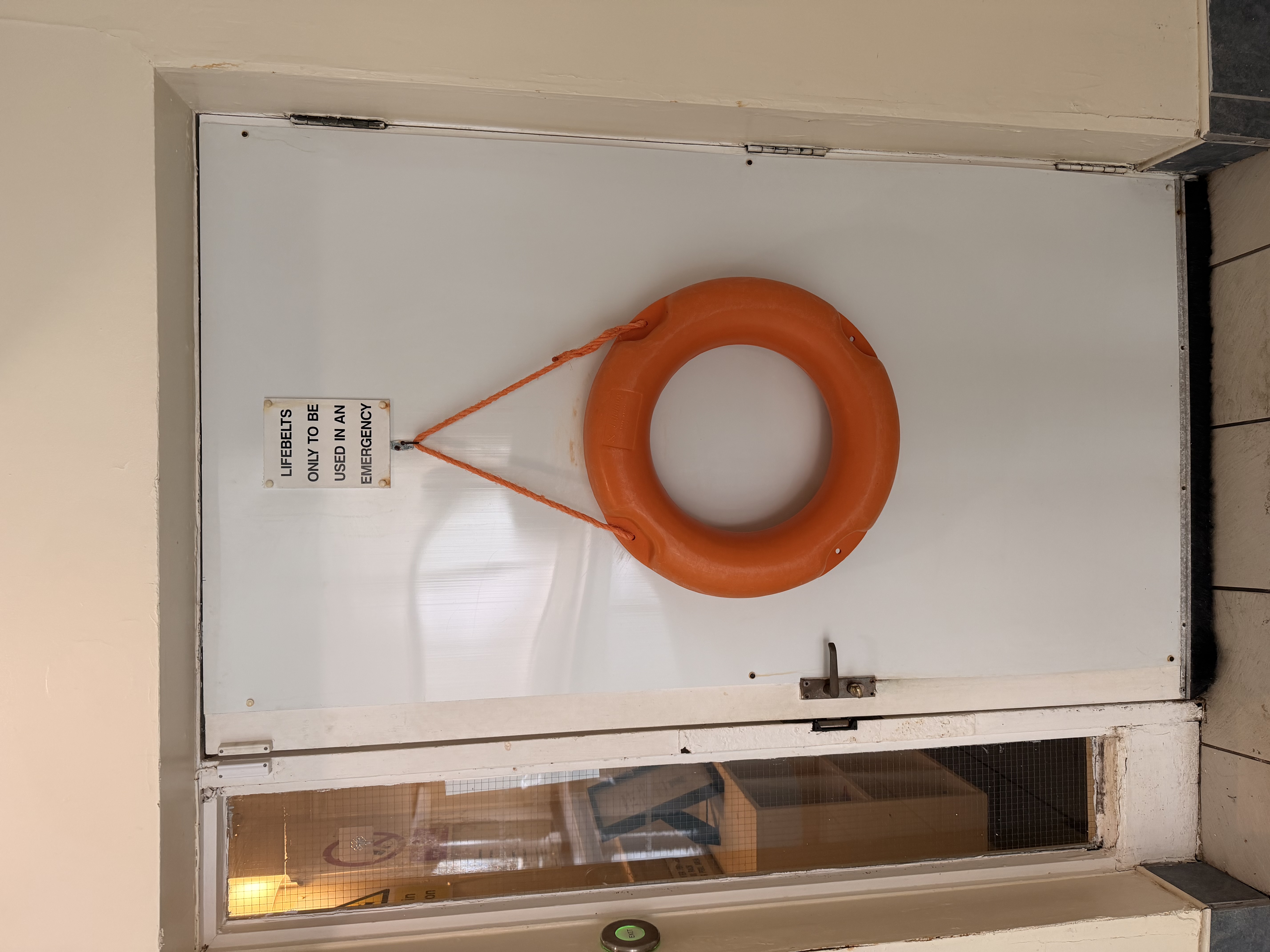 Poolside lifebuoy